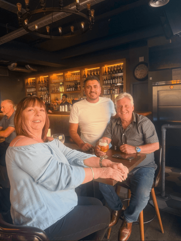 Guests at the bar
